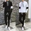 Otoño 2019 Nuevo Conjunto de Dos Piezas Estilo Japonés Estilo Coreano Suéter para Hombre Chaqueta Deportiva con Capucha Moda
