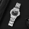 Relojes para Hombre, Relojes de Pulsera para Hombre, Estilo Cuadrado con Calendario, Relojes de Cuarzo Simples Impermeables, Stock Listo del Fabricante, Relojes de Cuarzo al por Mayor