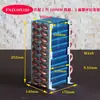 Microcondensador, Radiador Mini Refrigerado a Ar, Evaporador de Refrigeração Tipo Aleta de Alumínio, Radiador Refrigerado a Água de Geladeira