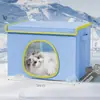 Nido de enfriamiento de aire acondicionado para gatos de verano, un gadget de enfriamiento para todas las estaciones en verano, universal para mascotas, casa para gatos plegable y portátil, duradera