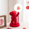 Linterna de boda de oso creativo regalo de boda para novias lámpara de dote sala de estar habitación de bodas dormitorio lámpara de noche envío gratis