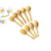 Cuchara de Madera Cucharita Fabricante Venta al por Mayor Cuchara de Madera para Condimentar Cuchara para Azúcar Cuchara para Leche en Polvo para Bebé Cuchara de Vajilla de Haya