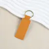 Chaveiro de Liga de Zinco e Couro PU Artesanal DIY Pingente Criativo para Bolsa Corrente para Celular Pingente Acessórios de Joia