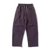 Funcionalidade ao Ar Livre Estilo Montanha! Design Reto Solto com Corte Curvo! Calças Casuais Masculinas Leves, Respiráveis e com Cintura Elástica para Primavera e Outono