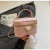 Mini Bolsa Caixa 2026 Nova Versão Coreana Estilo Harajuku High-End Padrão Lichia Bolsa Transversal Retrô Bolsa Pequena de Ombro Feminina