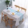 Casa estilo nórdico alce Plaid pano de mesa de centro anti-escalda à prova d'água impermeável tapete de mesa descartável PVEA toalha de mesa entrega de uma peça