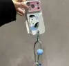 Funda con Soporte Dual Papa Cat para Apple 17 Pro Max, iPhone 16, Huawei, con Ventana en Forma de Corazón Funda Suave