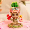 Suculentas, Cactos, Plantas Pequenas em Vasos, Cacto Groot, Decorações de Mesa no Escritório, Plantas Verdes Fáceis de Cultivar para Pessoas Preguiçosas