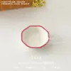 Disponible para dropshipping: un plato de postre lujoso y elegante, un juego de té refinado, un plato cerámico en relieve tridimensional estilo francés para uso doméstico