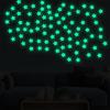 YG3601 estrelas luminosas adesivos fluorescentes decoração casa decoração sala de estar decorações luminosas desenhos animados adesivos luminosos