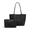 Nova Bolsa de Tecido Grande Capacidade com Textura Fosca para Ir ao Trabalho e Uso Casual, Bolsa Tote Simples, Bolsa de Ombro Elegante de Camurça