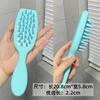 Peine para Champú de Mango Largo, Peine Suave de Silicona, Limpieza del Cuero Cabelludo para Cabello Seco y Húmedo, Peine de Masaje Spa que No Daña el Cabello