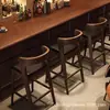Restaurante Bar del Oeste Retro Restaurante Famoso en Internet Juego de Mesa y Sillas Cafetería Americana Comedor Bistro Mesa y Sillas Comerciales