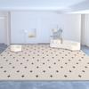 Alfombra Sala de Estar Resistente a la Suciedad Fácil de Cuidar Simple Lujo Ligero Absorbente Antideslizante Cachemir Manta para Mesa de Café Hogar Resistente al Desgaste Manta para Sofá
