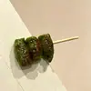 Pinza para el Cabello Exquisita de Gama Alta para Mujer Clip BB Estampado de Leopardo Retro Lindo Clip para Flequillo Lateral Accesorios para el Cabello de Moda con Temperamento