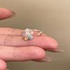 Lindo Monstruito Nuevo Anillo Infantil Diamante Dopamina Pareja Mejor Amigo Regalo para Niños Dibujo Animado