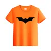 Comercio Exterior Verano Color Sólido Algodón Manga Corta Camiseta Ropa Infantil Manga Media Ropa Padre-Hijo Ropa de Clase Logo Impreso Camiseta Básica