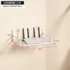 Prateleira de Router com Malha Densa Vazada, Sem Furos, para Armazenamento, Suporte de Parede para Decodificador, Suporte de Parede para Wifi