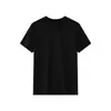 Camiseta de algodón mercerizado de doble cara con amina líquida, 80 hilos, cuello redondo, blanca, versátil, algodón de fibra larga, top de manga corta, verano para mujer, tacto de alta gama