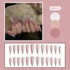 WM-87 Punta de dedo rota Flash Uñas postizas Elegante Brillo Transfronterizo Usar Uñas Pegatinas para uñas 24 Uñas al por mayor