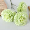 Peônia da Fortuna Artificial de 3 Cabeças Estilo Monet Flor de Parede da Moda Sonho Dopamina Hortênsia Salão de Casamento Flores Artificiais Atacado