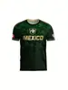 Camiseta de Manga Corta 3D Estilo Mexicano Impresión Digital 3D Secado Rápido para Hombre Verano Moderna Casual Deportiva