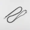 Cuerda Trenzada de 4 mm de Espesor Se Puede Usar como Correa para el Cuello para Fundas de Teléfono, Porta Tarjetas y Hebilla Multifuncional de Boca de Pez Correa Ajustable Anti-Pérdida para el Cuello