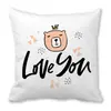 Feliz Día de San Valentín Feliz Funda de Almohada Piel de Durazno Funda de Almohada Plataforma Transfronteriza Suministro de Fábrica zxt561