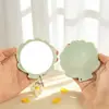 Novo Mini Espelho Pingente Portátil em Forma de Flor, Espelho de Maquiagem Criativo de Mão para Meninas, Espelho de Maquiagem