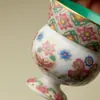 Taza Maestra de Alto Pie Estilo Japonés para Uso en Casa, Taza de Té Cerámica Hecha a Mano, Juego de Té Kung Fu, Taza Personal, Taza Individual