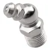 Vendas Atacado Fabricante Bico para Pistola de Graxa de Injeção de Óleo Reto Curvo Acessórios Conector Bico de Graxa Niquelado 10mm