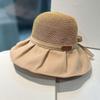 Chapéu de pescador de guarda-sol Verão infantil ao ar livre UV Proteção protetor solar moda All-match Large Eaves leve respirável Chapéu de sol