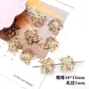 Acrílico Transparente Chapado en Oro Múltiples Estilos Colección DIY Pulsera de Abalorios Hecha a Mano Materiales Ropa Zapatos Accesorios Cuentas Sueltas
