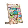 Librero de Madera Maciza para Niños Estante para Libros para Bebés Hogar Estudiante Jardín de Niños Almacenamiento Sencillo Estante de Almacenamiento de Pie Multicapa para Libros de Imágenes