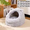 Nido para Gatos, Nido Cerrado para Mascotas, Nido Semi para Perros, Casa para Gatos, Calidez Invernal para Perros Pequeños y Medianos, Adecuado para Todas las Estaciones, Listo para Entrega