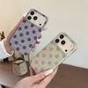Estilo Ins Simple Lunares Manzana 17Promax Funda para Teléfono Móvil Adecuada para 16Promax Funda Protectora de Doble Capa 18Pro15