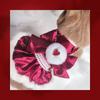 Fugui Satin Rouge Cuerda de Tracción para Mascotas Gato y Perro Universal Vestido de Princesa de Hadas Primavera Otoño Invierno Deslizante Gato y Perro Chaleco Pechera