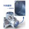 Conectores de Tubería de Acero de 25 mm 6 Uniones Redondas de Hierro Galvanizado para Tubería Marco Base de Barandilla Sin Soldadura Sujetador