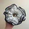 Versión de colocación alta de cuatro capas con puntos de onda de encaje, scrunchie de intestino grueso para mujer, alta elasticidad, no daña el cabello, cuerda para el cabello, tocado con temperamento, tocado de flores, accesorios para el cabello