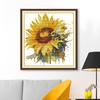 Venta al por mayor de fábrica hilo de punto de cruz serie de flores bordadas girasol y abeja paquete de materiales de bordado pintura decorativa para sala de estar generación