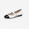 Nuevos Zapatos Mary Jane de Cuero Genuino Hechos a Mano Estilo Dongdaemun Coreano Bloque de Color Cuero Patentado Colección Otoño 2026