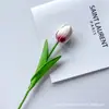 Flores Artificiales de Tulipan Hidratantes Estilo Escandinavo Accesorios para Fotografía de Bodas Hotel Hogar Flores Artificiales al por Mayor