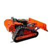 Fabricante ZY550 Kirin 500 desbrozadora oruga controlada a distancia, cortadora de pendientes pronunciadas todo terreno, se puede equipar con una pala de nieve