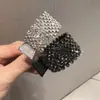Nuevo Agarrador de Cola de Caballo Alta Fija Artefacto Completo Diamante Pasador de Cabello Agarre de Cabello de Gama Alta Nicho Accesorios para el Cabello Tocado Pin Joyería