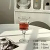 Copa de Vino Atmosférica, Copa Exquisita de Gama Alta, Copa de Diamante Repujado Retro, Copa de Cristal, Vaso para Jugo