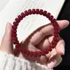 Pulseira Bodhi de Jade Branco com Contas de Pedras Preciosas Múltiplas, Design de Círculo Único com Corte Reto, Calmante e Alivia o Estresse, Pulseira de Contas de Oração Budista Macia para Enrolar no Dedo