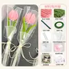 Festival de la Diosa Limpiapipas Tulipán 8 de Marzo Día de la Mujer Ramo Hecho a Mano DIY Paquete de Materiales Regalo Día de la Madre