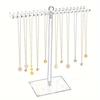 Soporte de Exhibición Personalizado para Collares y Pulseras de Acrílico Transparente Ganchos Individuales y Dobles Adecuado para Mostrador Tocador Estante de Organización y Almacenamiento