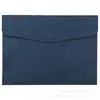 Bolsa de Documentos de Cuero A5 Bolsa de Almacenamiento de Archivos Táctil Bolsa de Archivos para Oficina Corporativa Bolsa de Documentos para Reuniones de Negocios