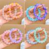 Pulsera de Placa de Bodhi Imitación para Jugar Super Hermosa Vidrio de Hielo Color Degradado Cambio Gradual Pulsera Wrap Dedo Suave Estudiantes Enviar a Novia Pulsera de Cuentas
